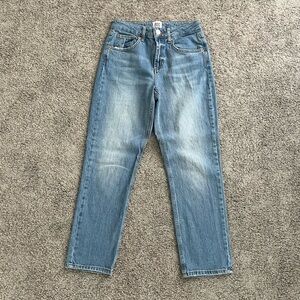 urban outfitters bdg high rise straight leg jeans